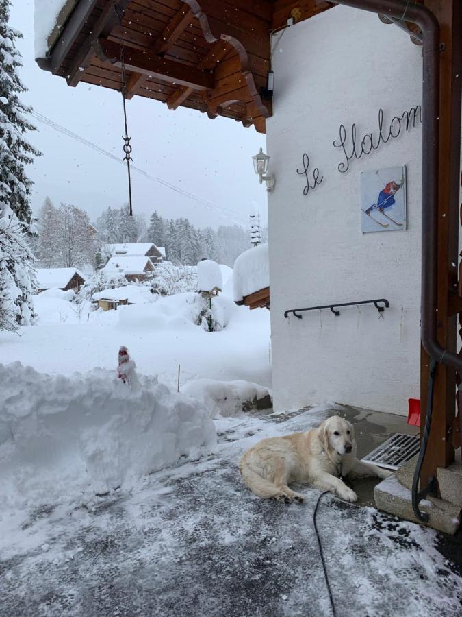 Chalet Le Slalom Arveyes Exterior foto