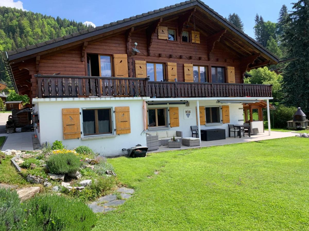 Chalet Le Slalom Arveyes Exterior foto